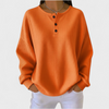 Hélène - Orange Soft Waffle-Knit Sweater