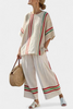 Truvane | Boho Print Blouse & Pants