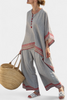 Daelric | Asymmetrical Blouse & Pants