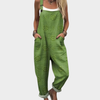 Eugénie | Textured Green Jumpsuit