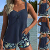 Slimming Striped Tankini with Straps