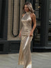 Estrella | Radiant metallic dress