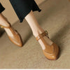 Aurenza | Buckle Low-Heel Shoes