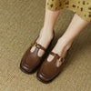 Delia | Square-Toe T-Bar Mary Janes