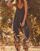 Solid Colour V-Neck Jumpsuit with Pockets and Straps