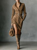 Mila | Suede Shirt Dress