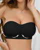 Strapless Wire-Free Bra with Crossover Side Closure