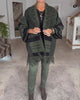 Long-Sleeve Cardigan with Leopard Print