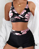 Printed Push-Up Two-Piece Swimsuit