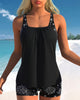 Sun Print Tankini with Boyshort Bottom