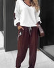 Colour-Block Hoodie and Jogger Set