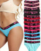 Low-Rise Heart Print Briefs