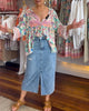 Casual Blouse with Colourful Floral Print