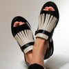 Britta - Fringe Slip-on Sandals