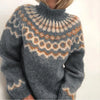 Sigrid | Nordic-Pattern Turtleneck Sweater