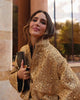 Lisette | Gold Bomber Jacket for Women, for Fall