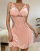 Lace Nightgown with Garter Straps