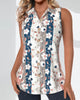Casual Printed Sleeveless Top
