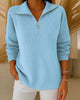 Trendy Half-Zip Sweater
