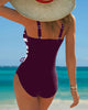 Geometric Print One-Piece Swimsuit