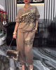 Casual Leopard Print Sweatshirt Set