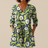 Talia | Printed Long Blouse for Women