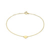 Oriana Heart Gold Bracelet