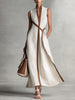 Harper - Sleeveless Wrap Maxi Dress