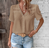 Lani | Delicate Floral Lace Top with Sheer Details